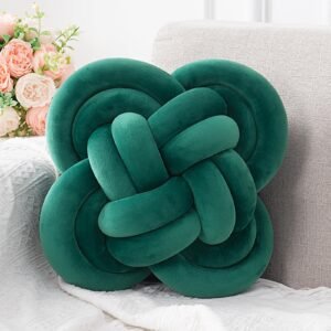 HCB TORTUGA Knot Pillow, Decorative Throw Pillows with Soft Plush for Couch, 12